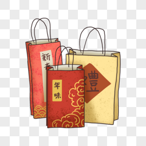 礼品包装春节礼品高清图片