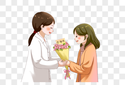 女神节给医生送花图片