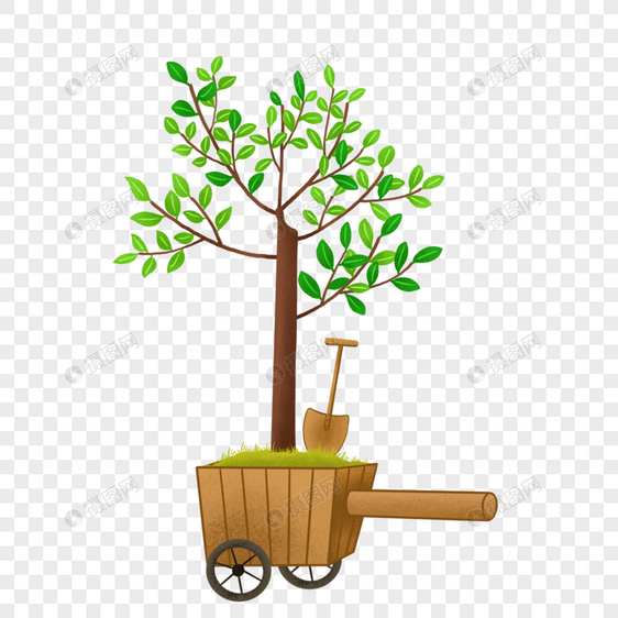 植树共享绿色环境图片
