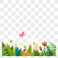 下雪了孩子欢快卡通元素