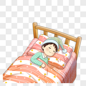 睡觉的小孩睡眠日睡梦高清图片