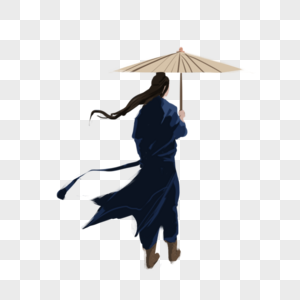 清明背影图片