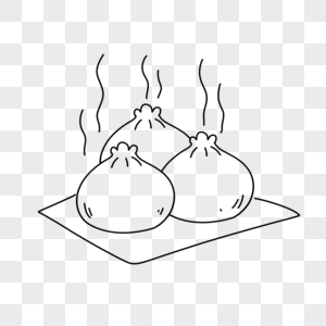 红薯粉条包子图片