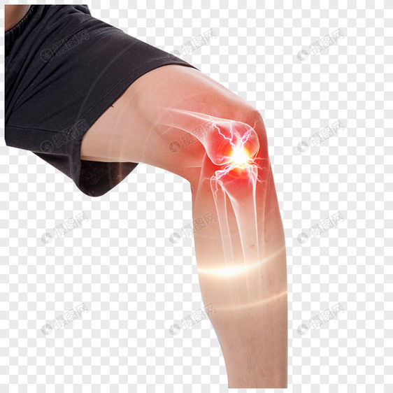 人体膝关节疼痛图片