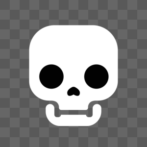 骷髅头元素素材