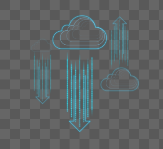 云计算云科技素材高清图片
