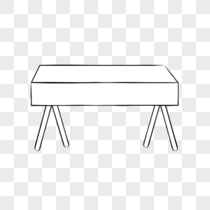 板凳简笔画图片