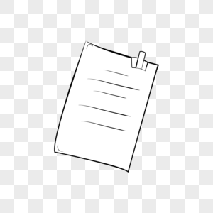 纸张简笔画图片