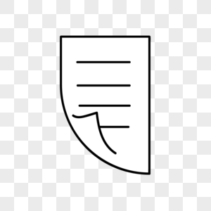 纸张简笔画图片