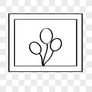 相框简笔画图片