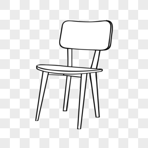 椅子简笔画图片