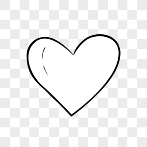 爱心简笔画图片
