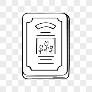 儿童相册北京相册简笔画素材