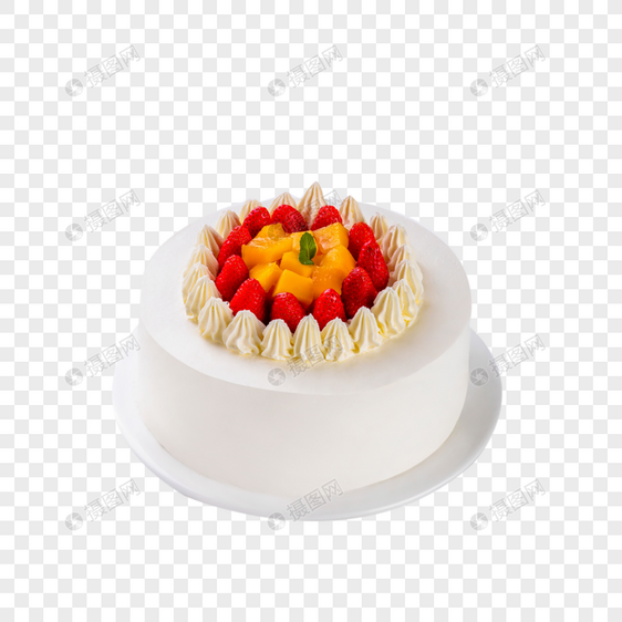 水果奶油蛋糕图片