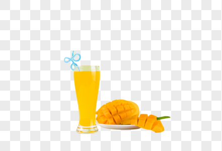 新鲜芒果芒果汁高清图片