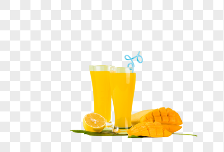 芒果芒果汁新鲜芒果块高清图片
