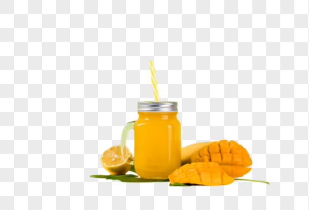 芒果芒果汁素材芒果块高清图片