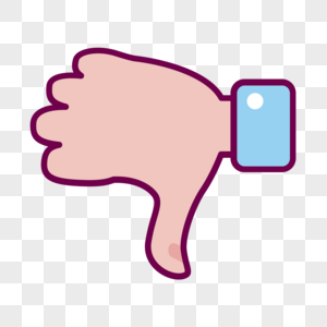 手绘大拇指图片