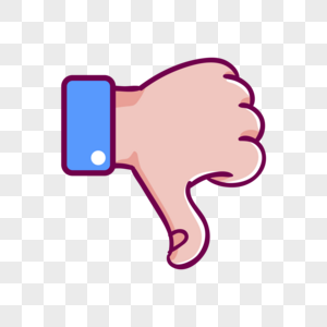 手绘大拇指图片