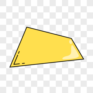 黄色四边形图片