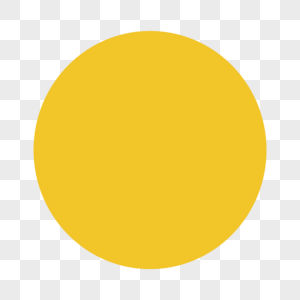 圆形数字标签ppt黄色圆形素材