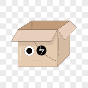纸箱人图片