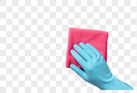 清洁手套擦拭高清图片