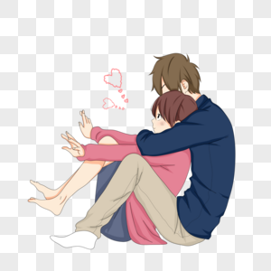 520表白节抱在一起的情侣图片素材