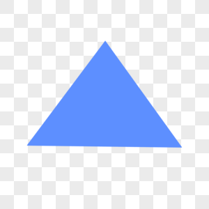 蓝色三角图片素材