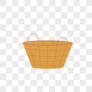 卡通竹篮图片
