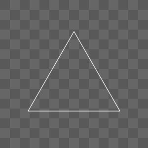 白色三角形图片