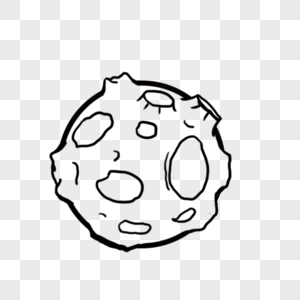 星球简笔画图片素材