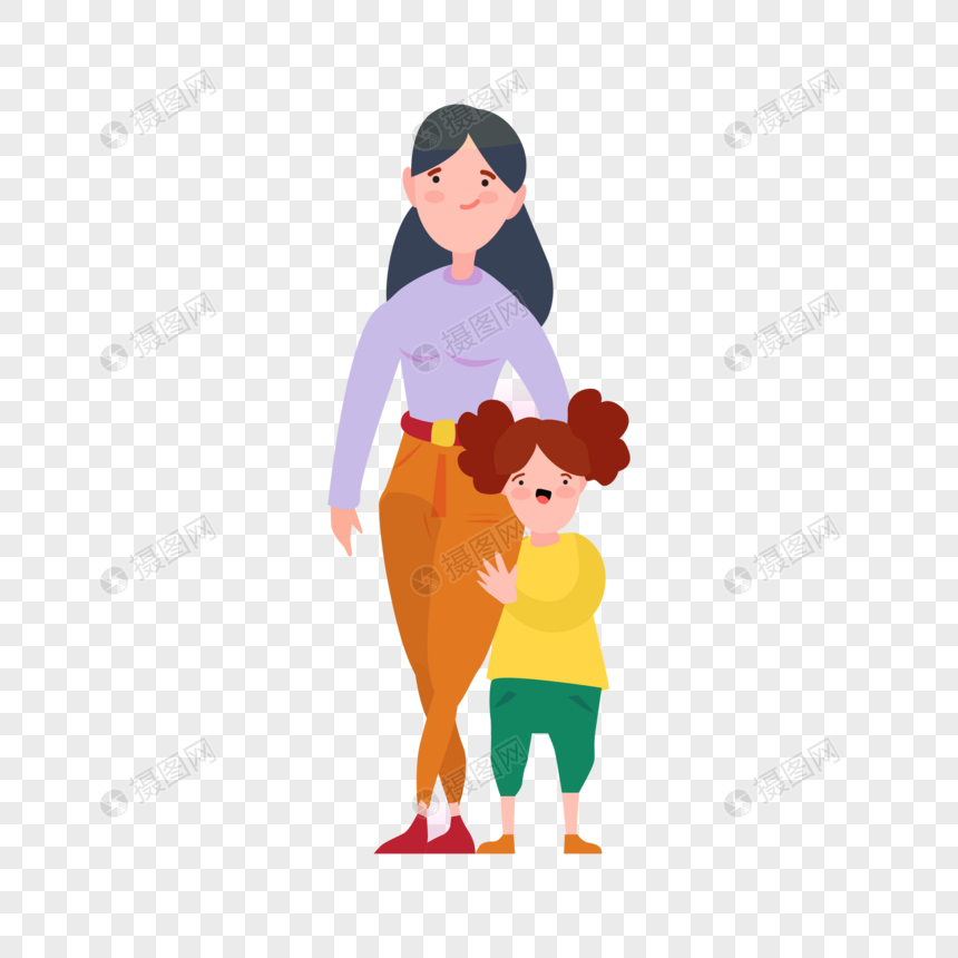 母亲和孩子元素素材下载 正版素材 摄图网