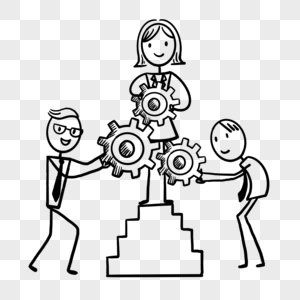 工人简笔画图片