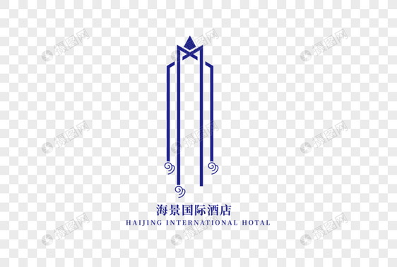 高端创意海景国际酒店LOGO设计图片