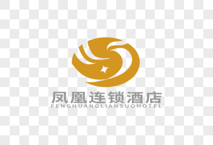 高端创意凤凰连锁酒店LOGO设计图片