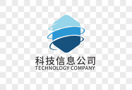 高端大气科技信息公司LOGO设计高清图片