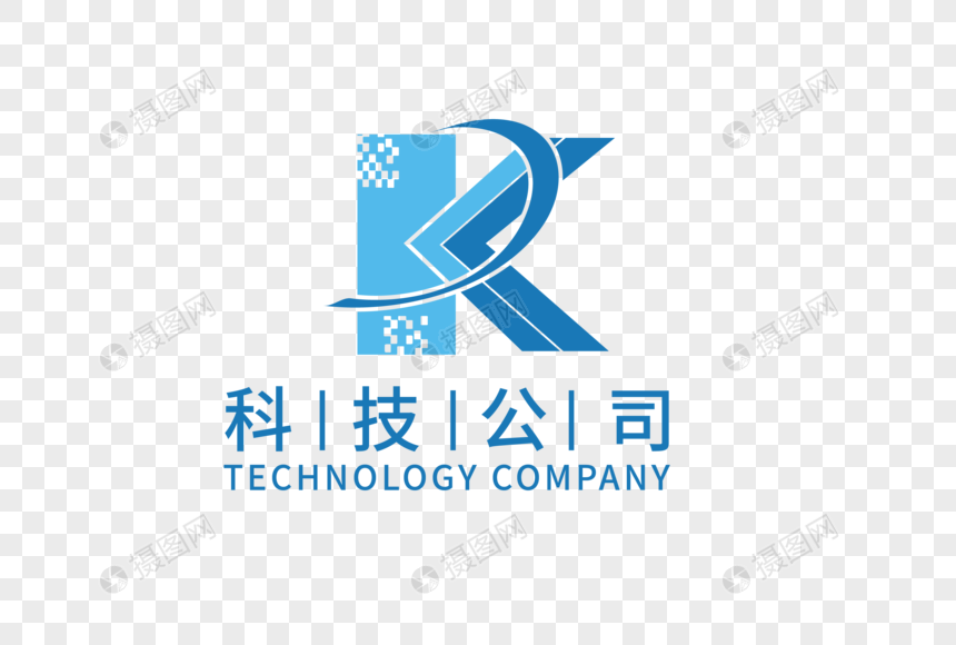 高端大气科技公司LOGO设计图片