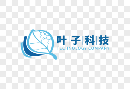 高端大气叶子科技公司LOGO设计高清图片