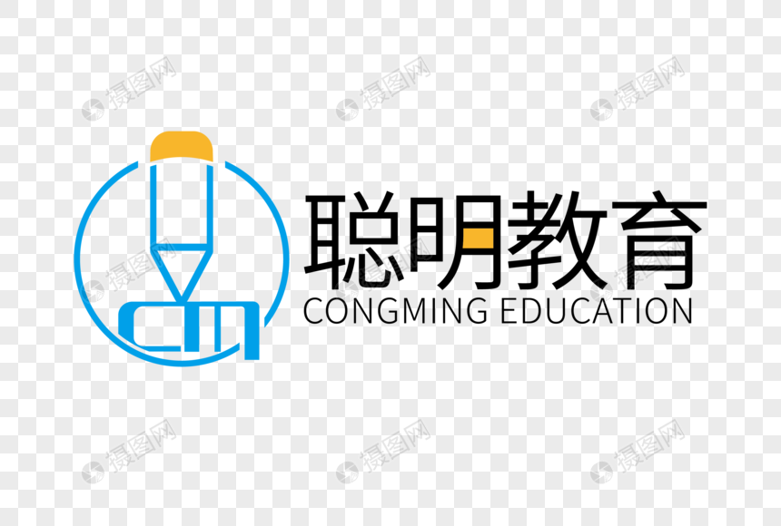 高端大气聪明教育学校LOGO设计图片