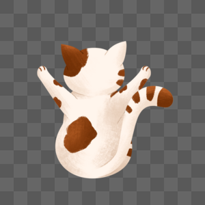 麦田 背影小猫背影素材