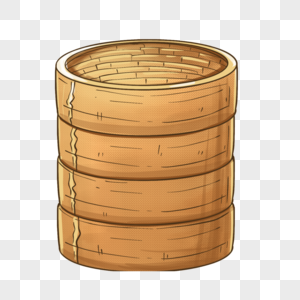 蒸笼蒸元素素材