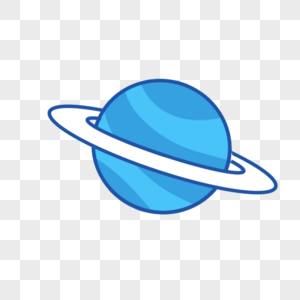 卡通蓝色星球图片