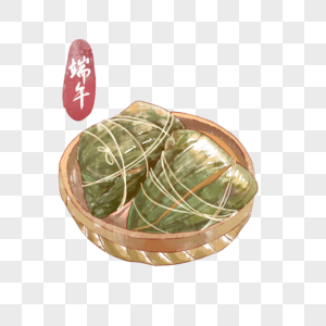 端午节粽子水彩图片