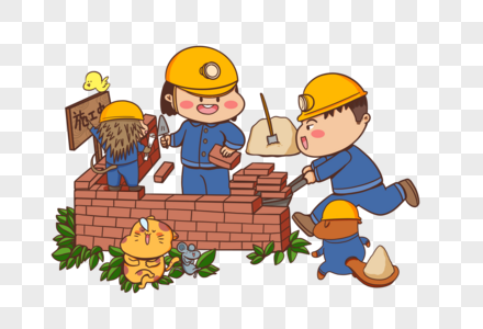 房子牛角动物图片