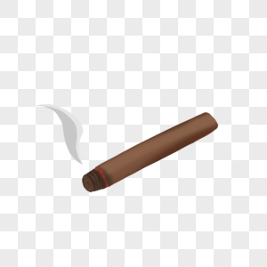 点燃的雪茄香烟抽雪茄高清图片