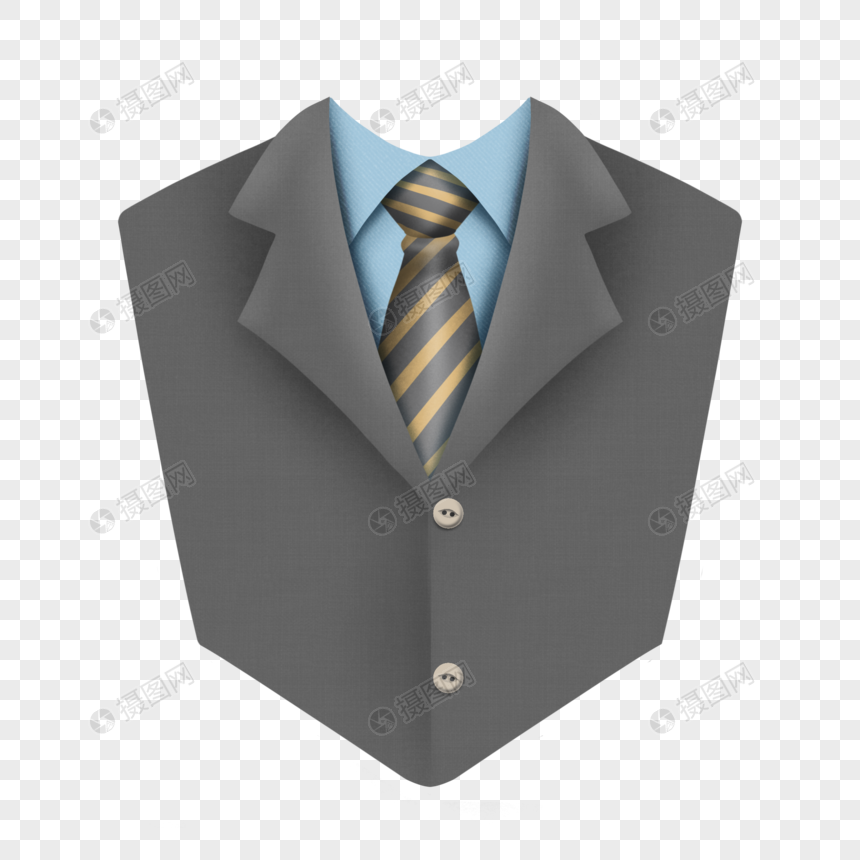 可更换图案的的领带西装样机图片