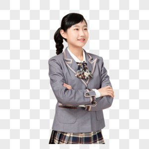 女中学生形象图片