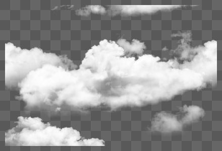 云朵晴空一朵云高清图片