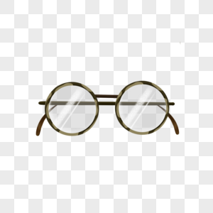 眼镜写实眼镜高清图片